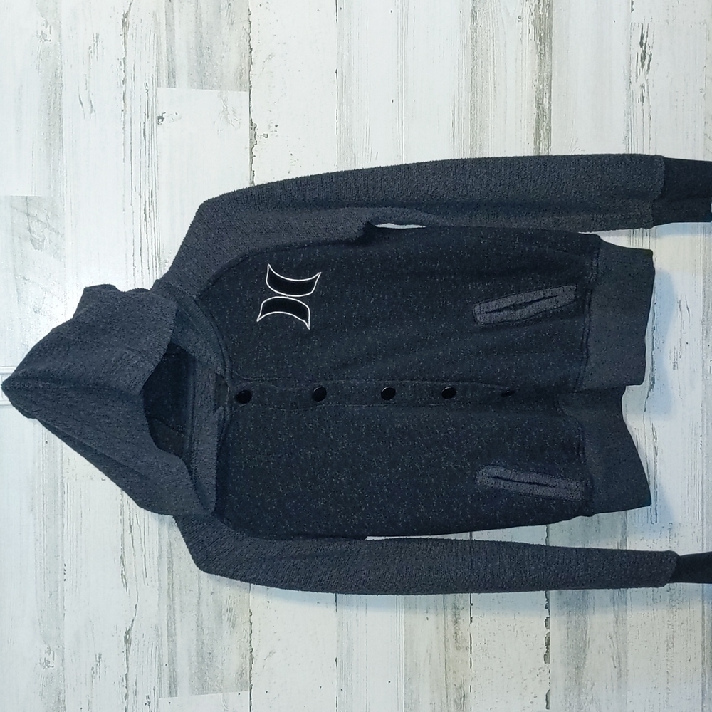 Hurley button up hoodie